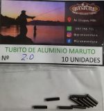 Tubitos De Aluminio Maruto 2,0 X 10 Uni. Pesca Costa Rio - Imagen 2
