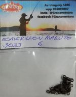 Esmerillon Maruto 3003 N°6 X 10 Uni. Pesca Rio Laguna Costa - Imagen 3