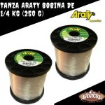 Bobina Tanza Nylon Monofilamento Araty 0.50 Mm Transparente - Imagen 2