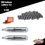 300 Balines De Acero 4.5mm + 2 Garrafas De Co2 Promoción - Imagen 2