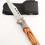 Navaja Tactica Madera Sevillana De Bolsillo Automática