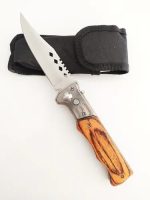 Navaja Tactica Madera Sevillana De Bolsillo Automática