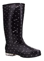 Bota Lluvia Urbana Estampada Pvc Varios Talles Impermeable