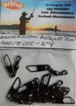 Esmerillon Mosqueton Maruto N°4 Pesca Rio Laguna Costa - Imagen 2