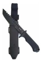 Cuchillo Columbia Supervivencia Con Pedernal Vaina Plastica - Imagen 3