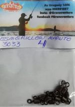Esmerillon Maruto 3003 N°4 X 10 Uni. Pesca Rio Laguna Costa - Imagen 3
