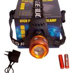 Linterna Minero Luz Azul/ Blanca Led