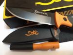 Cuchillo Browning Supervivencia Silbato Pedernal Camping - Imagen 3