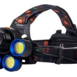 Linterna Minera Foco Recargable Dos Baterias Gran Aventura