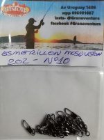 Esmerillon Mosqueton Maruto N°8 Pesca Rio Laguna Costa - Imagen 2