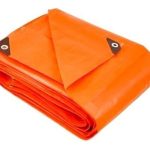 Lona Impermeable Goldex Super Reforzada Naranja 7 X 8 Mts