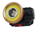 Linterna Minera Foco Recargable 6w C/aro Iluminador - Imagen 2