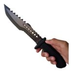 Cuchillo Columbia Supervivencia Con Pedernal Vaina Plastica