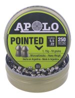 Chumbos Apolo Pointed 5,5 Microcalibrados 18 Grains - Imagen 2
