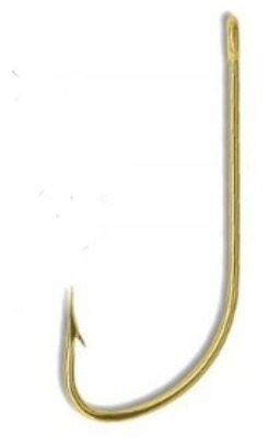 Anzuelo Maruto Dorado Argolla Pesca Variada N6 X10 Uni.