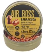 Chumbos Apolo Air Boss Barracuda Cobreado 4,5 De Precisión - Imagen 2