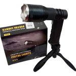 Linterna Luz Verde Con Tripode De Soporte Ideal Para Cazar.