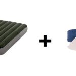 Colchon Inflable Intex 1 Plaza C/inflador Incorp + Almohada