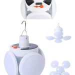 Luz Lampara Solar Led Recargable Para Camping Carpa U Hogar