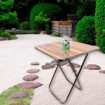 Mesa Plegable Cuadrada 60x60x70cm Gran Aventura - Imagen 4