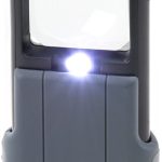 Lupa De Bolsillo 5x Con Iluminacion Led Carson Lectura