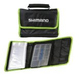 Bolso Shimano Con Caja Señuelo Pesca Divisiones Soft Vinilo