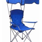 Silla De Camping Con Posabrazos Vaso Y Techo Impermeable