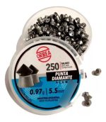 Chumbos Orbea 5,5mm Lata 250 Unidades Punta Diamente Caza - Imagen 2