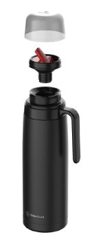 Termo Termolar R-evolution 1l Negro Gran Aventura Mate - Imagen 2
