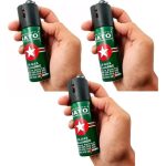 3 Unidades De Gas Pimienta Defensa Personal 60 Ml Seguridad