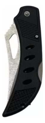 Navaja Táctica Militar Stainles Negra Supervivencia Filo - Imagen 3