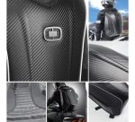 Mochila Para Moto Rígida Antichoque Impermeable Aerodinamica - Imagen 7