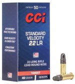 CCI .22L.R. STANDARD VELOCITY 40G (107grain) x50un - Imagen 3