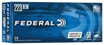BALA FEDERAL .223REM 50GR JHP X20 UNIDADES
