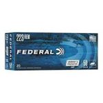 BALA FEDERAL .223REM 50GR JHP X20 UNIDADES - Imagen 2