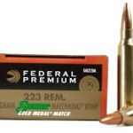 BALA FEDERAL PREMIUM .233REM. 69GRAIN X20 UNIDADES
