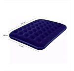 Colchon Inflable 2 Plazas Bestway Color Azul Camping Viaje - Imagen 5