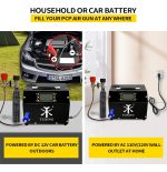 Compresor Para Pcp Rifles Aire Comprimido 12v Y 220v Tuxing - Imagen 5