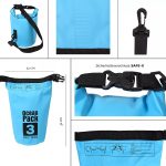 Bolso Estanco Impermeable 3 Litros Kayak Camping Playa Bolsa - Imagen 3