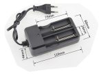 Cargador Doble Universal Para Baterías Recargable 3.7v - Imagen 4