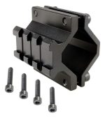 Acople Abrazadera Con Riel Picatinny Agarradera Caño Tubo - Imagen 2