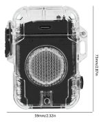 Encendedor Tactico Electronico Usb Reforzado Con Linterna - Imagen 2