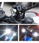 Kit 2 Camineros Led 5w Con 1 Interruptor Motos Gran Aventura - Imagen 4