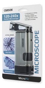 Microscopio Zoom Carson Bolsillo Con Clip Celular Smartphone - Imagen 9