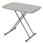 Mesa Plegable Rectangular Altura Regulable Jardin Camping - Imagen 3