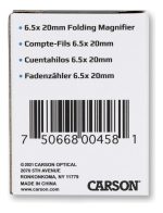 Lupa Plegable Portatil Con 6,5x Aumentos Regla Carson - Imagen 5