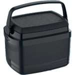 Conservadora Portátil Soprano Tropical 12l Color Negro