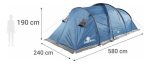 Carpa Maurice 8 Personas Celeste - Imagen 3