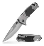 Navaja Tactica Militar Ful Metal Corta Cinturon Soga Cristal