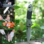 Navaja Tactica Militar Ful Metal Corta Cinturon Soga Cristal - Imagen 3